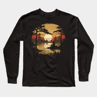 Summer sunset, nature, Samadhi, Mindfulness Long Sleeve T-Shirt